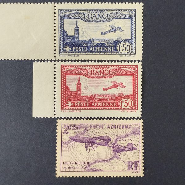 Poste Aérienne Y&T 5/7 "Survol Marseille et Blériot" en NEUFS ** - TB