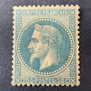 Y&T 29B "Napoléon lauré 20c" en NEUF * - TB signé Calves