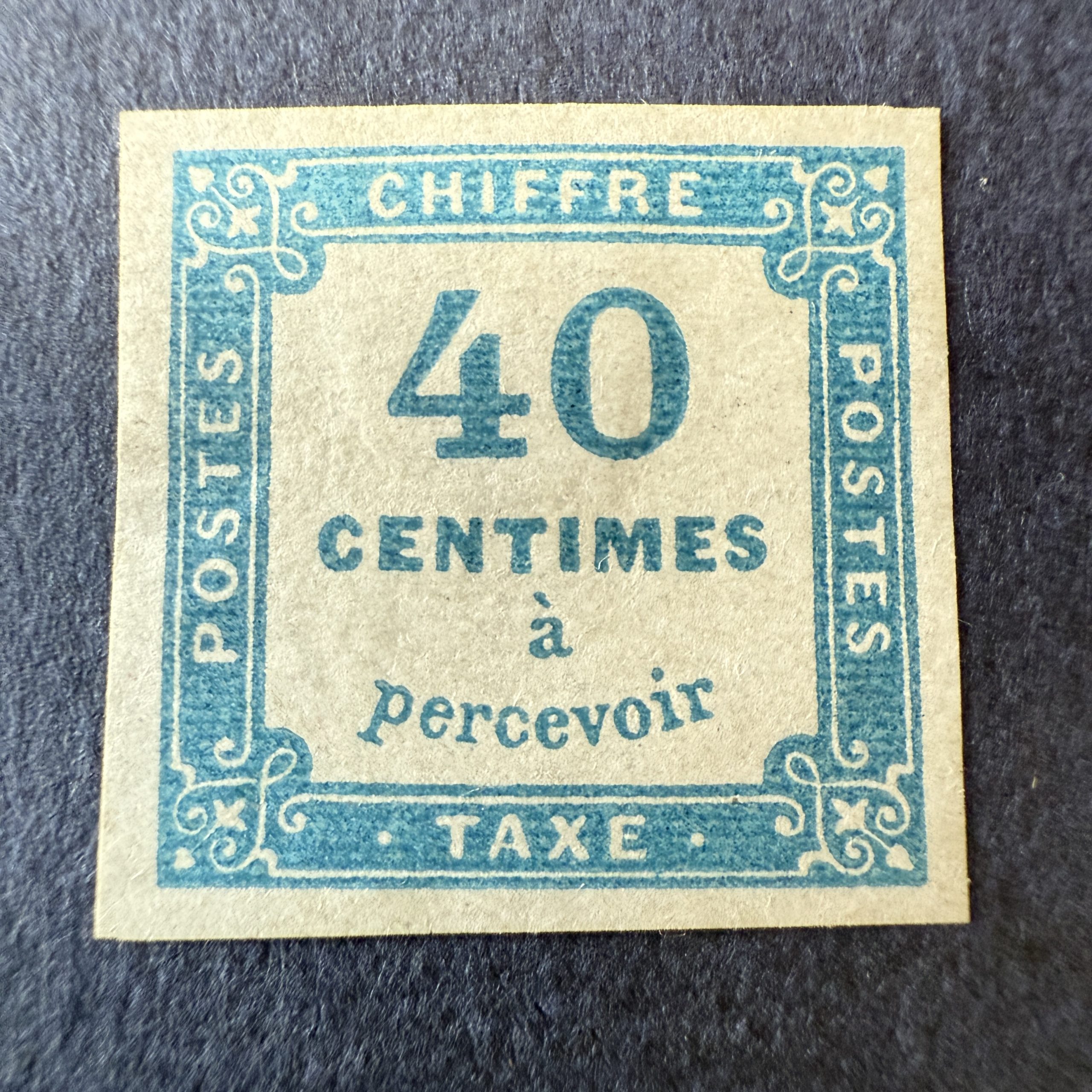 Taxe Y&T 7 "Chiffre Taxe 40c" NEUF * - TB