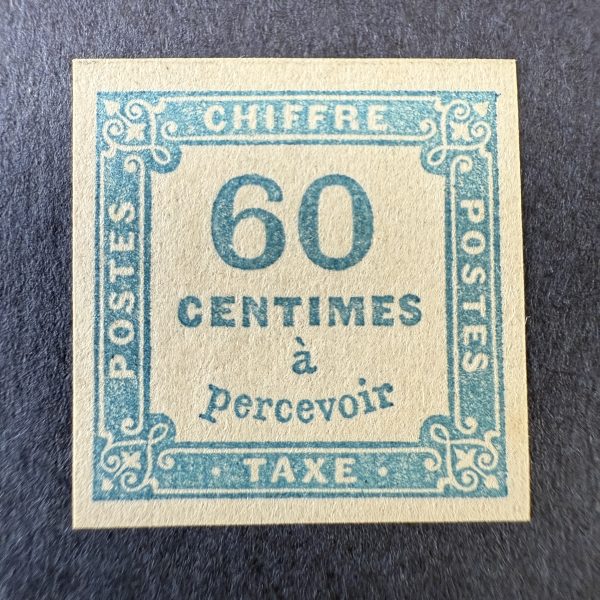 Taxe Y&T 9 "Chiffre Taxe 60c" NEUF ** - TB signé Brun