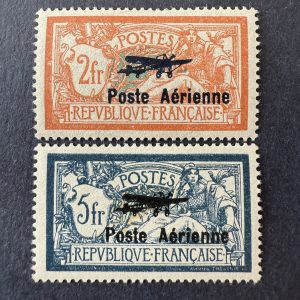 Poste Aérienne Y&T 1-2 "Mersons" en NEUFS * - TB