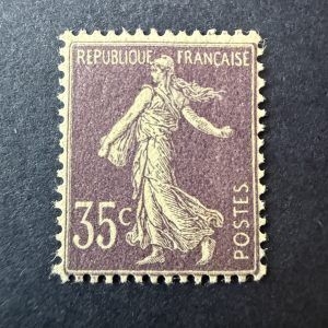 Y&T 136 "Semeuse 35c violet" en neuf ** - TB