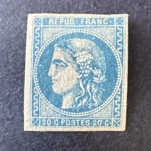 Yvert 46B "Bordeaux 20c R3 type II" en neuf * - TB