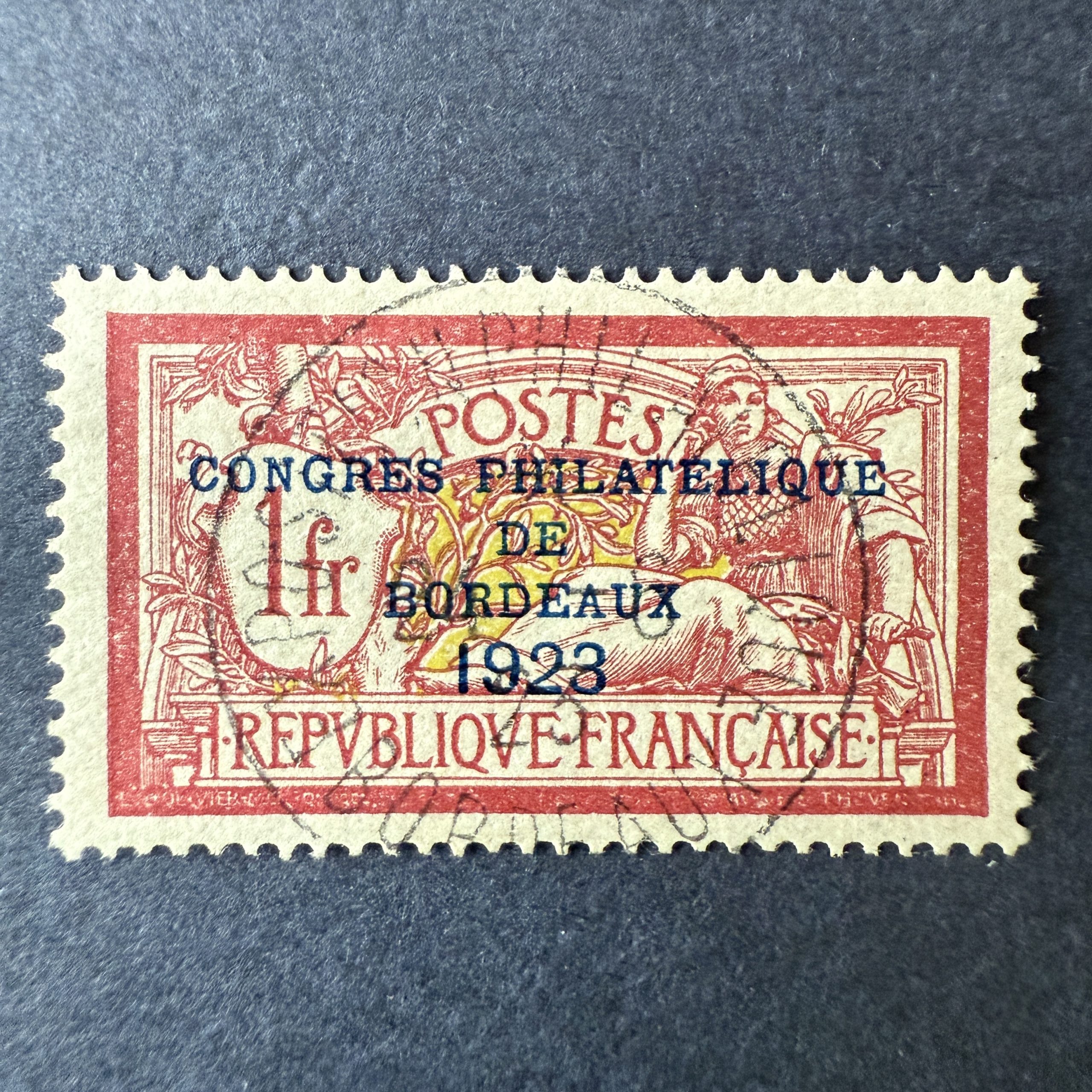 Y&T 182 "Exposition de Bordeaux 1923" centré en oblitéré - SUP