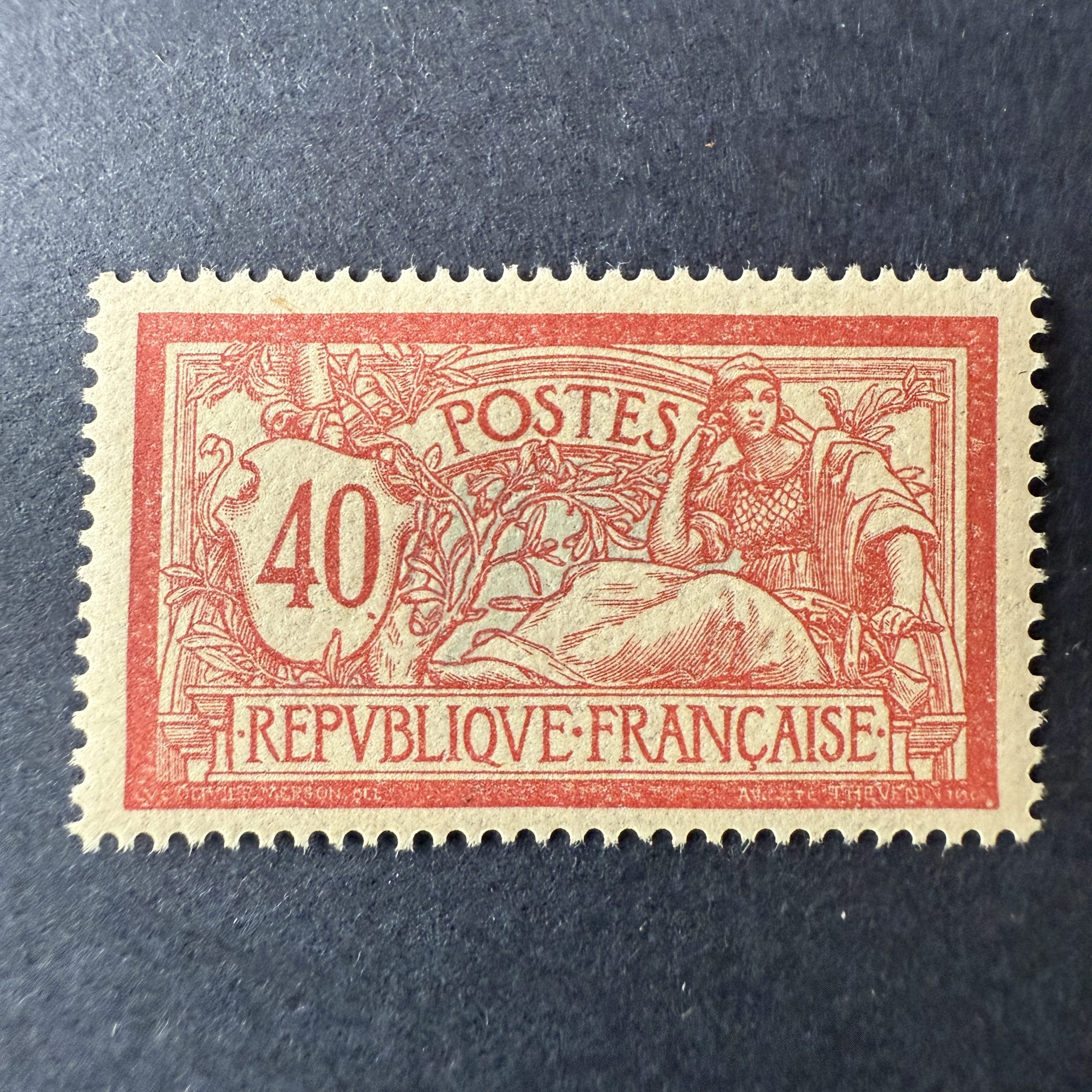 Y&T 119 "Merson 40c rouge" centré en neuf ** - SUP