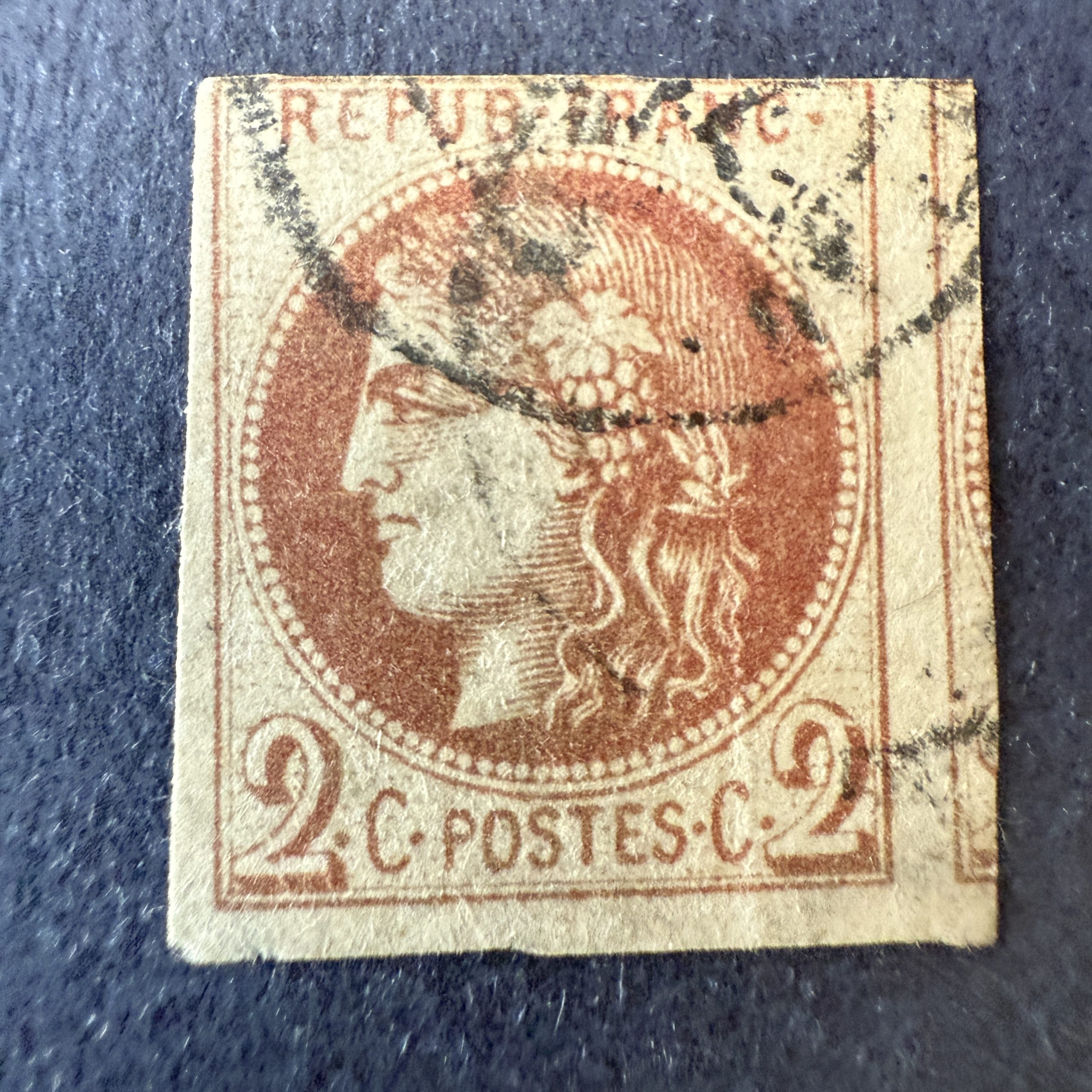 Y&T 40Ad "Bordeaux 2c impression fine de Tours" en oblitéré - signé Scheller