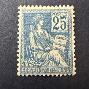 Y&T 118 "Mouchon 25c bleu" en NEUF ** - TB signé Calves