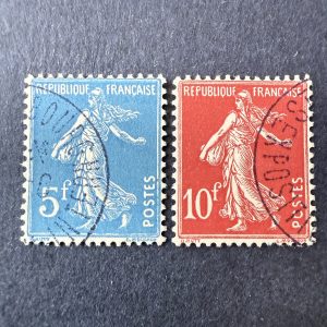 Y&T 241 et 242, "Semeuses exposition de Strasbourg" en oblitérés - TB