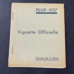 Livret PEXIP, "Exposition PEXIP 1937" complet avec vignettes - B/TB