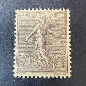 Y&T 133, "Semeuse 30c lilas" en neuf ** - TB