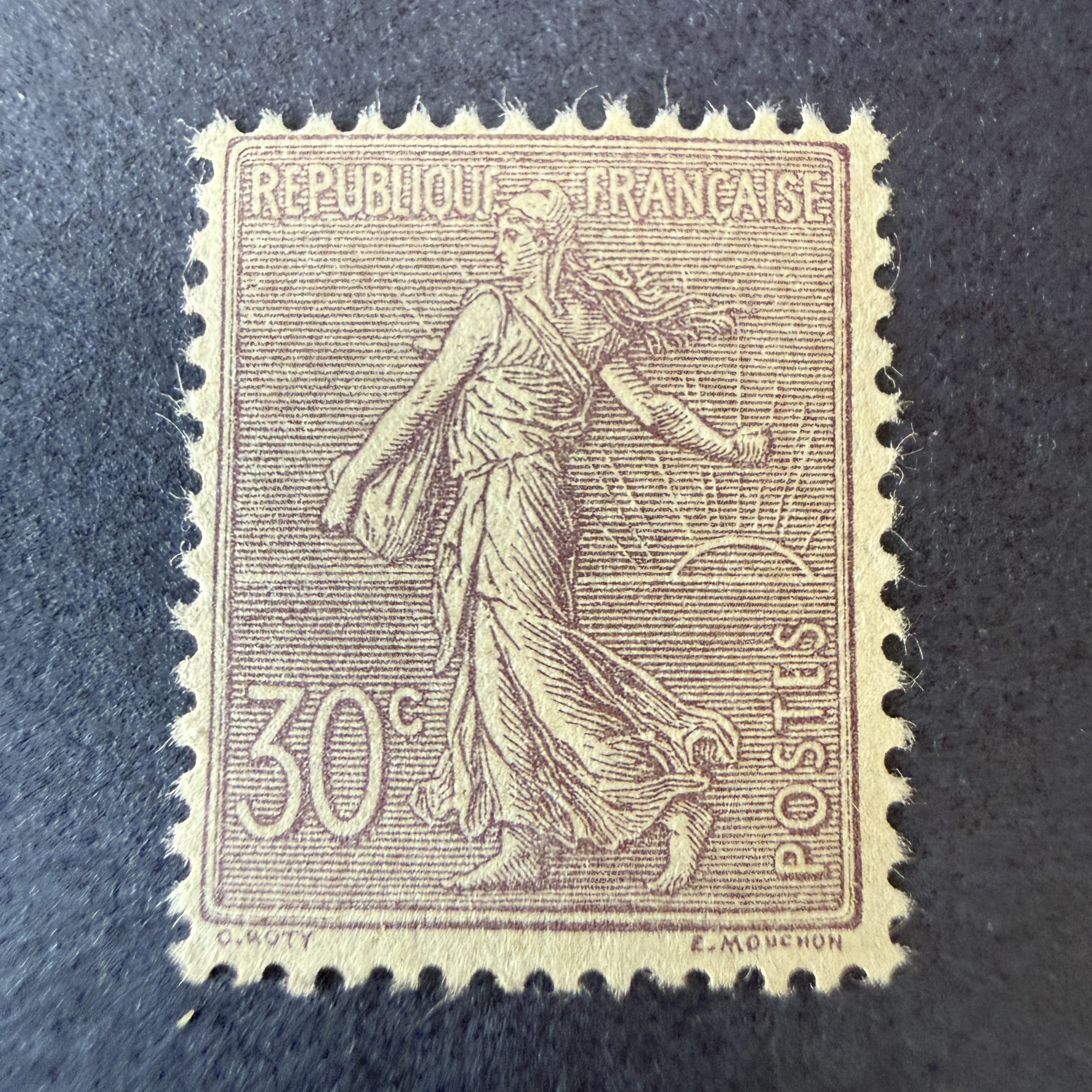 Y&T 133, "Semeuse 30c lilas" en neuf ** - TB