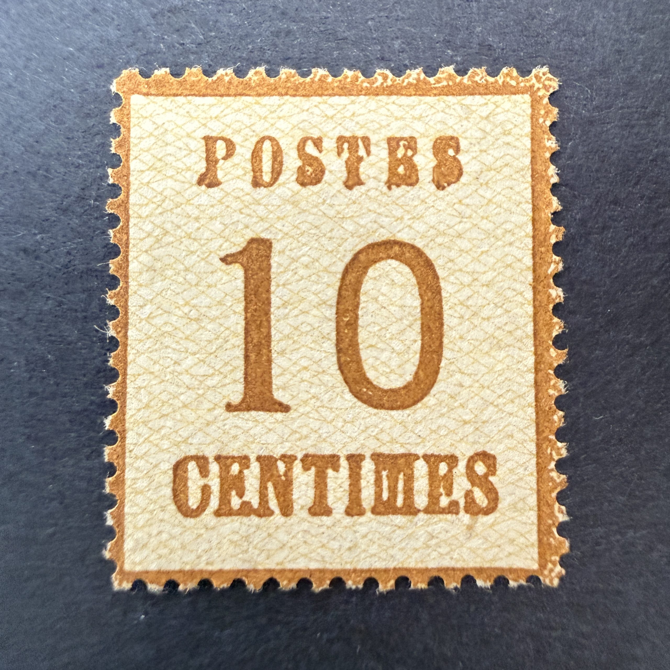 Alsace Lorraine Y&T 5, "10c bistre brun" en neuf - TB