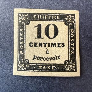 Taxe Yvert 2, "Chiffre taxe 10c" en neuf *. Superbe.