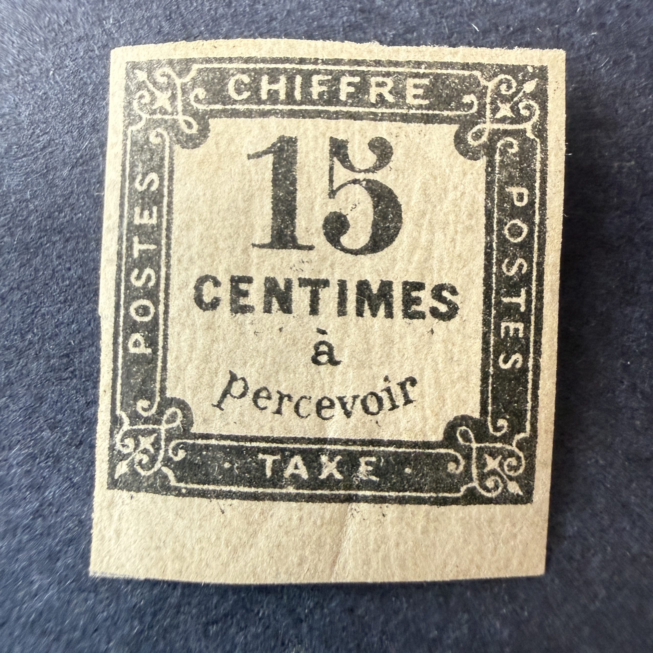 Taxe Yvert 4, "Chiffre taxe 15c" en neuf **. Superbe.