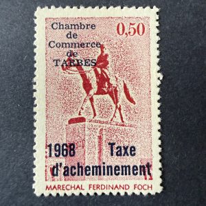 Grève Yvert 9 "Tarbes 0,50" en neuf ** sans charnière. TB.