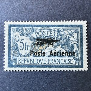 Poste Aérienne Yvert 2 "Merson 5fr" centré en neuf **. Superbe.