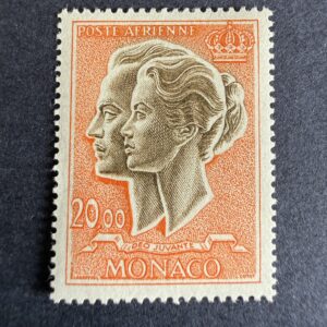 Monaco Poste Aérienne Yvert 90A "Couple Princier" en neuf **. TB.