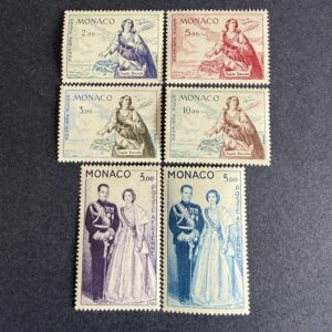 Monaco Poste Aérienne Yvert 73/78 "Sainte Dévote" en neufs **. TB.