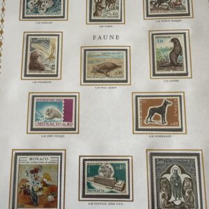Monaco, Années complètes "1970/1979" en neufs ** sans charnière. TB.