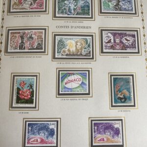 Monaco, Années complètes "1980/1987" en neufs ** sans charnière. TB.